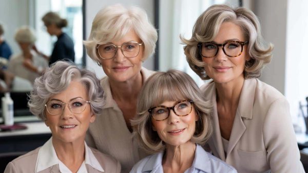 Hairstyles after 70: the 4 most flattering haircuts for women who wear glasses “and how they help the face look younger”
