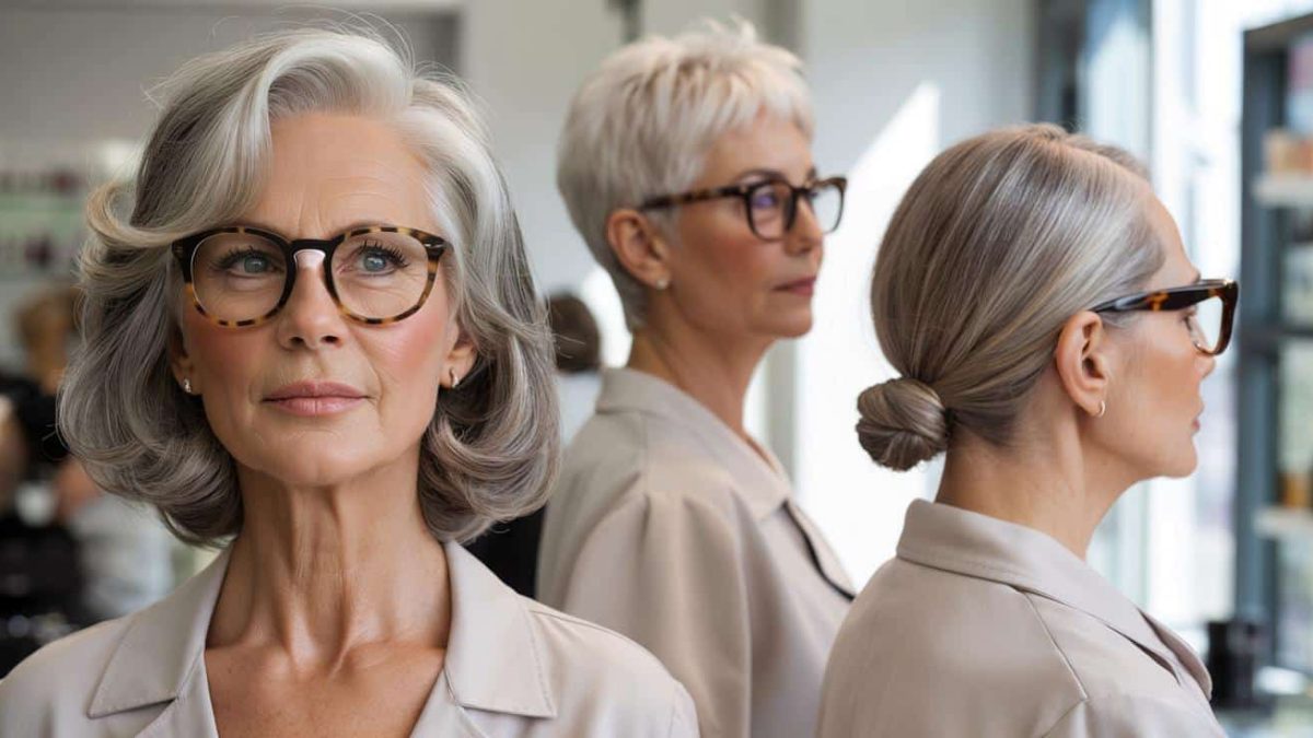 Hairstyles after 70: these cuts are perfect if you wear glasses