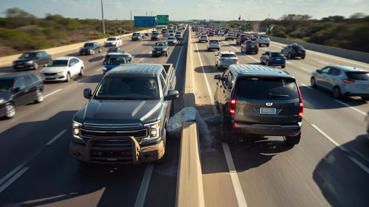 He Uses His Pick-Up To Stop A Car After The Driver Suffers A Medical Emergency