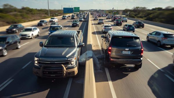 He Uses His Pick-Up To Stop A Car After The Driver Suffers A Medical Emergency