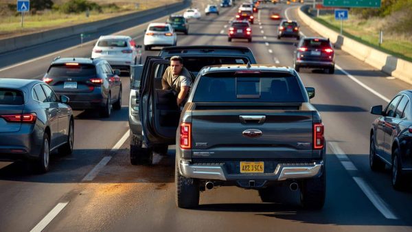 He Uses His Pickup To Stop A Car After The Driver Has A Medical Emergency