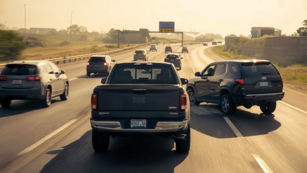 He uses his pickup truck to stop another vehicle after its driver collapses
