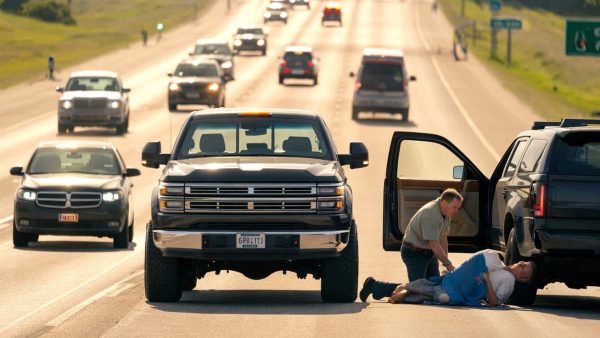 He Uses His Pickup Truck To Stop Another Vehicle After The Driver Suffers A Medical Emergency