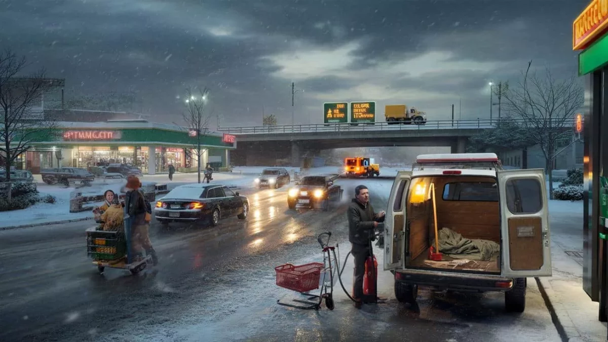 Blizzard Blitz: Businesses Face Tough Choices as Snowstorm Descends on the City