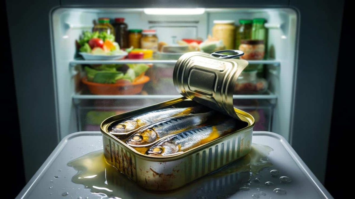 Here’s Why Leaving An Open Tin Of Sardines In The Fridge Is A Bad Idea