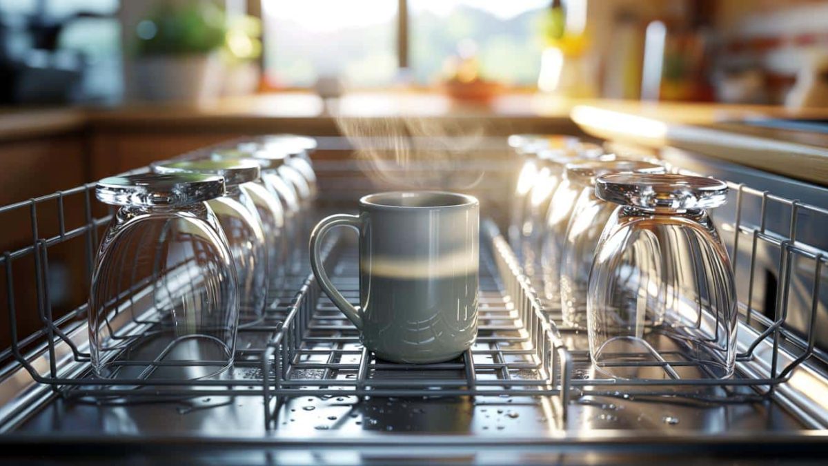 How a splash of vinegar in your dishwasher cycle leaves glasses sparkling and spotless every time just like magic