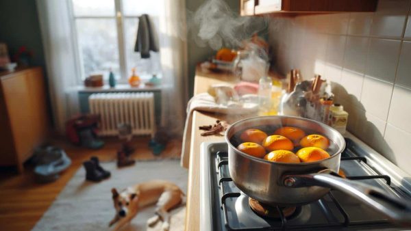How boiling orange peels instantly freshens the whole house and leaves a long-lasting natural scent during winter