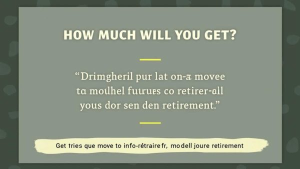 How much will I get?” The one move to make on info-retraite.fr to model your future retirement