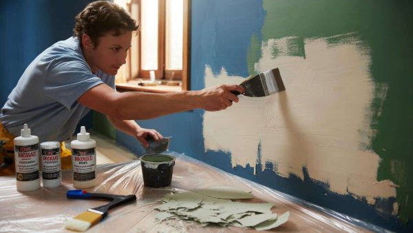 How to fix peeling paint on walls without sanding the entire surface down and get a smooth finish that lasts for years