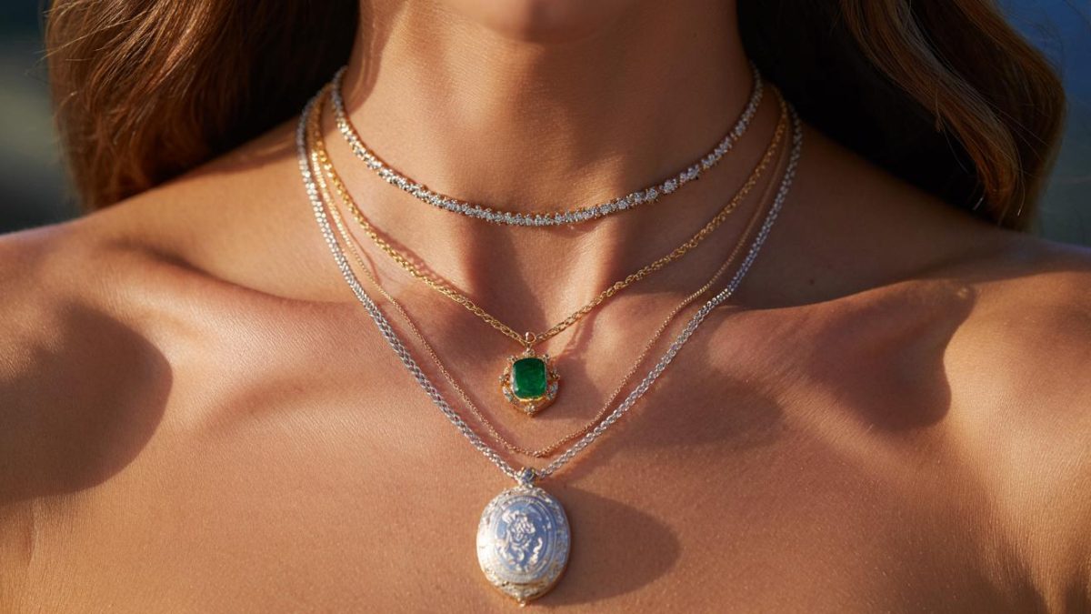 How to layer necklaces of different lengths so they never tangle and always look intentional rather than accidental around your neck