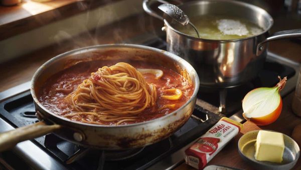 How to make a rich, restaurant-quality pasta sauce at home using only 4 simple ingredients