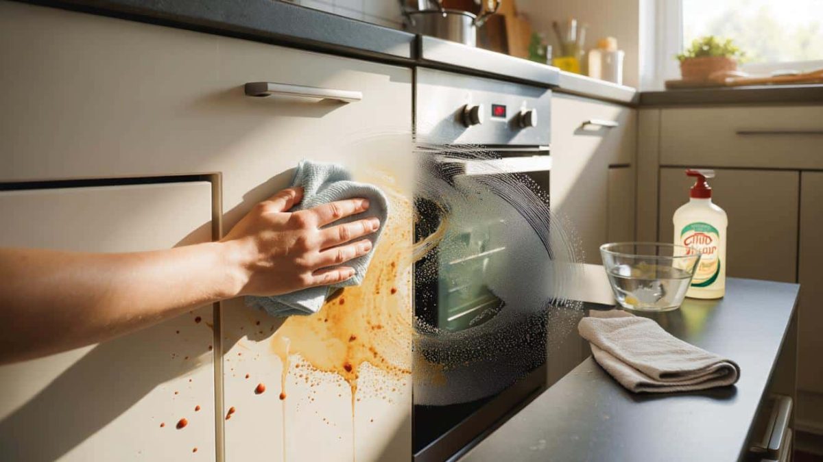 The Shocking Hack to Effortlessly Remove Food Stains from Cabinet Doors (You Won’t Believe How Easy It Is!)