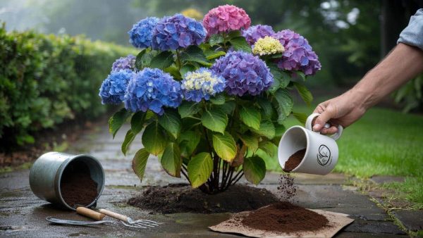 Hydrangeas grow stronger and produce more vibrant flowers when fed with one unexpected kitchen ingredient