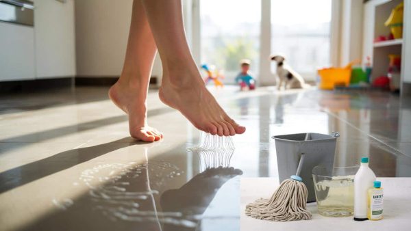 “I cleaned my floors weekly until I learned why they stayed sticky”
