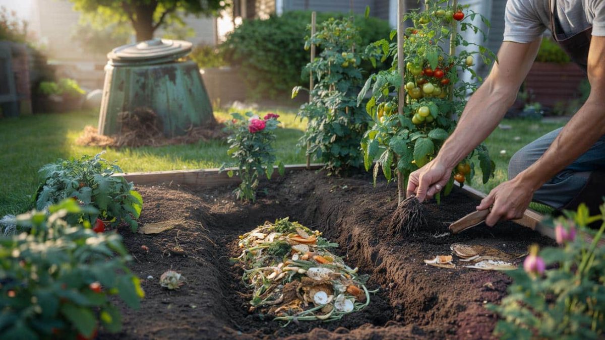 I haven’t used a compost bin since learning this technique – and my garden has never looked better