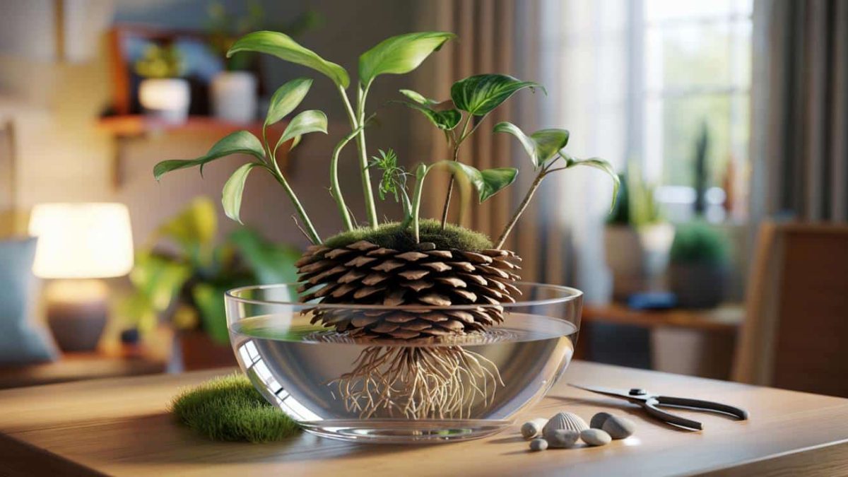 Discover the Secrets of Turning Humble Pine Cones into Stunning Plant Displays!