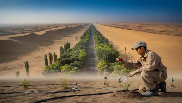 The Secret Chinese Oasis Saving the Planet: Taklamakan Desert’s Incredible CO2 Absorption Breakthrough