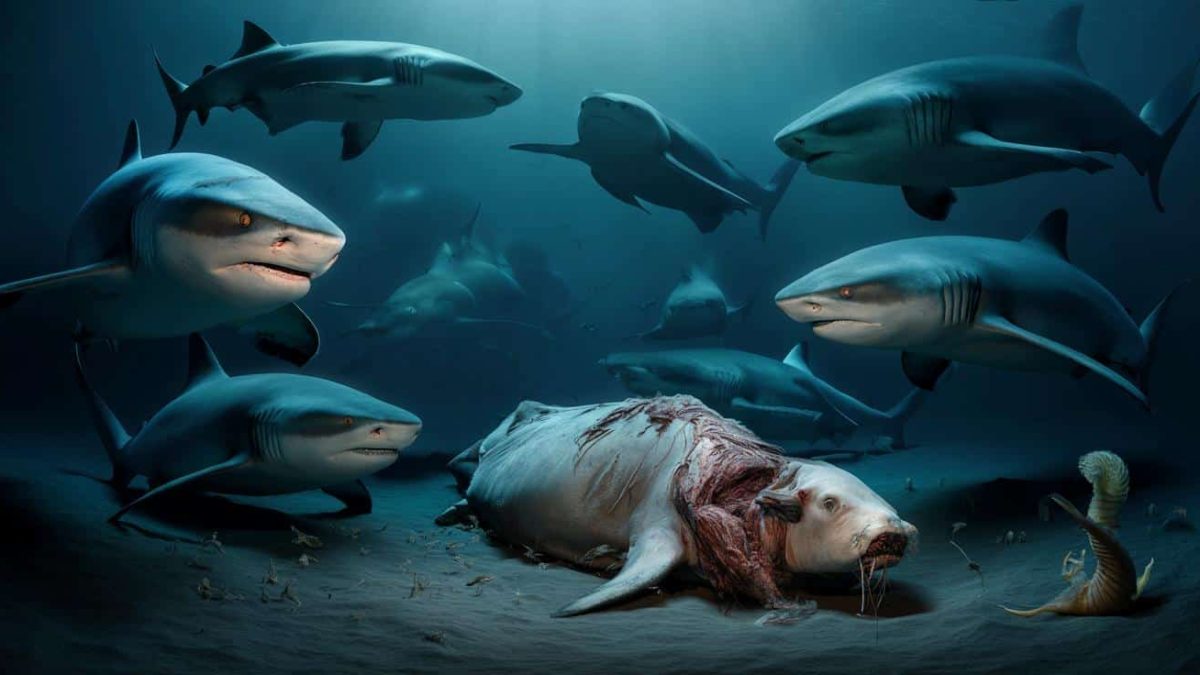 Shocking Footage Reveals Mysterious Deep-Sea Creatures Feasting on a Cow Carcass in the South China Sea