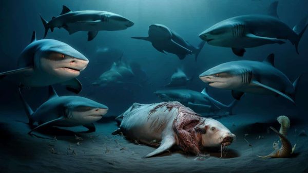Shocking Footage Reveals Mysterious Deep-Sea Creatures Feasting on a Cow Carcass in the South China Sea