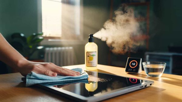 Indoor Pollution: Why Ditch Detergents and Disinfectants to Clean Your Screen