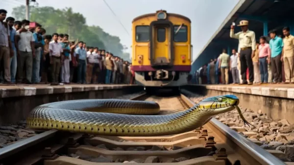 Shocking Revelation: King Cobras Secretly Love Train Rides!