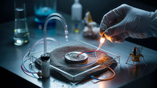 Japanese scientists have discovered a bacteria that generates electricity from lunar dust simulant in lab conditions