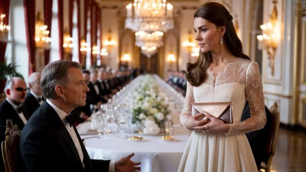 The Secret Behind Kate Middleton’s Iconic Chantilly Lace Dress and Clutch Revealed
