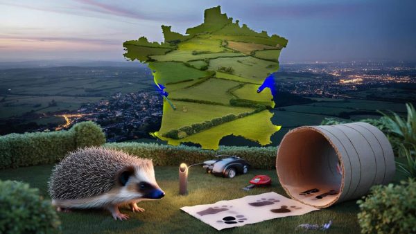 Map of France: where can hedgehogs be seen today?