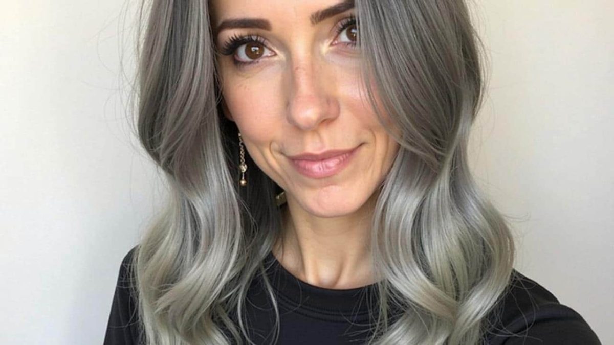 Meet “stained glass hair”, the chic way to soften grey roots without hiding them