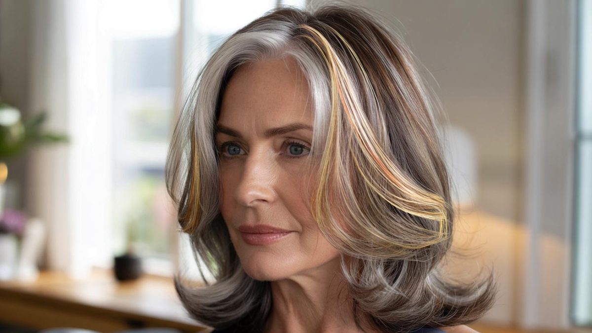Meet “stained glass hair”: the subtle colour trick that softens grey hair