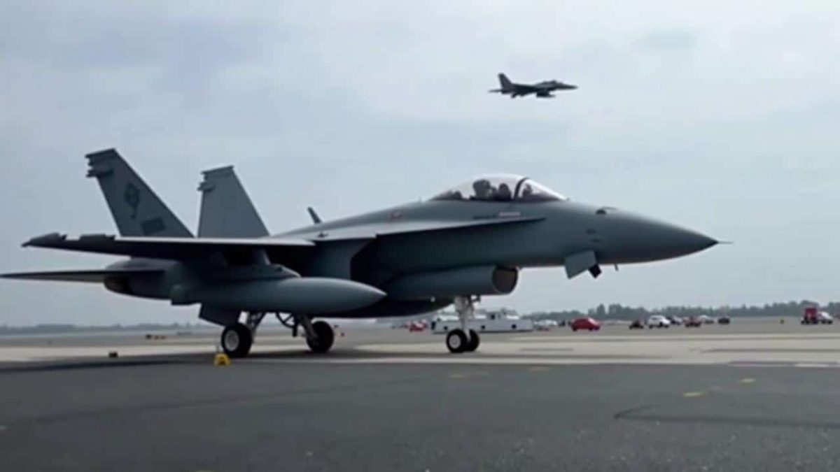 Mid air takeover: Norwegian military seizes control of bomb dropped by US fighter jet