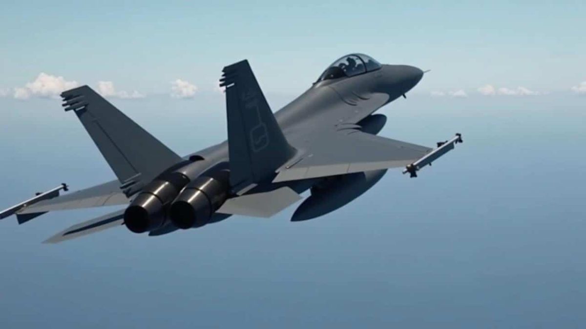 Mid-flight, the Norwegian military takes control of a bomb dropped by a US fighter jet
