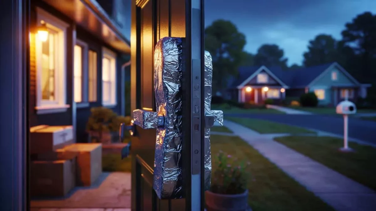 The Shocking Reason People Are Wrapping Their Door Handles in Foil (You Won’t Believe It!)