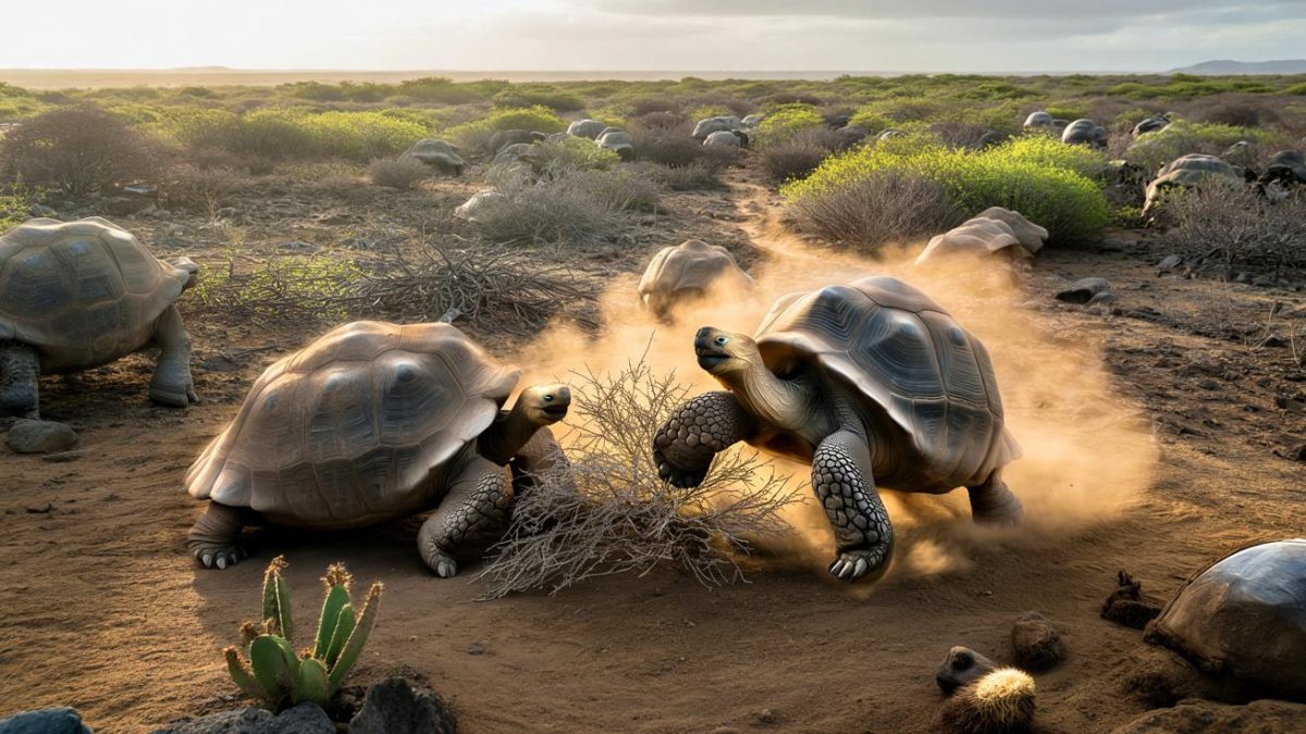 More Than 1,500 Giant Tortoises Brought Back To Galápagos Are Tearing Down Shrubs, Spreading Seeds And Restarting Broken Ecological Processes