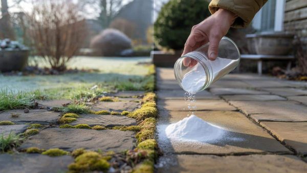 Moss and weeds: this kitchen ingredient wipes them out with zero effort