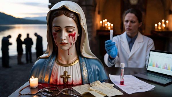Shocking DNA Test Reveals Unholy Truth Behind Virgin Mary’s Miraculous Bloody Tears