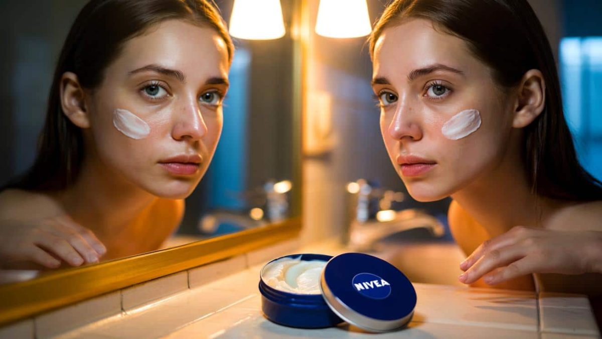 Nivea experiment: I applied the iconic blue cream to only one side of my face every night for a week — here’s what actually changed