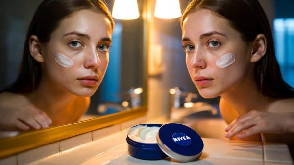 Nivea experiment: I applied the iconic blue cream to only one side of my face every night for a week — here’s what actually changed