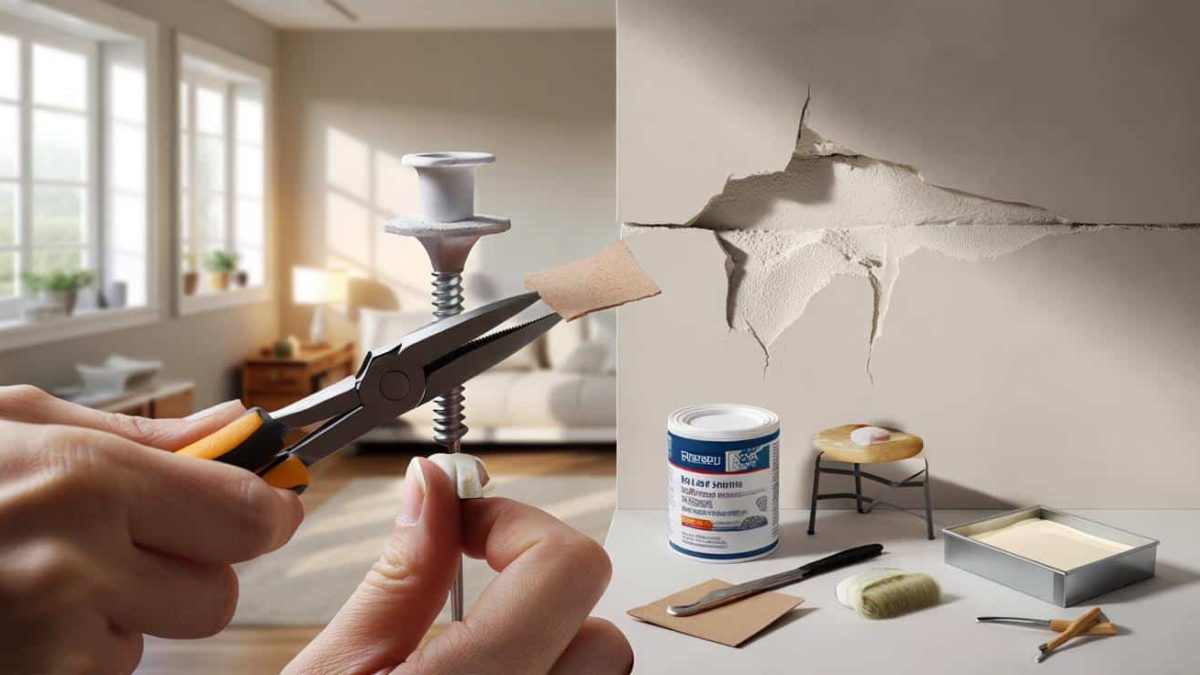 No more gaping holes after removing wall plugs: the trick that restores your wall with no trace left