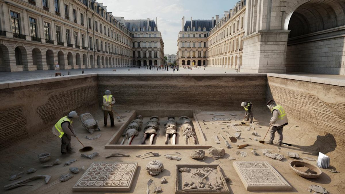 Paris: archaeologists uncover ancient remains beneath the Palais de Justice