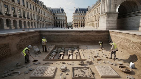 Paris: archaeologists uncover ancient remains beneath the Palais de Justice