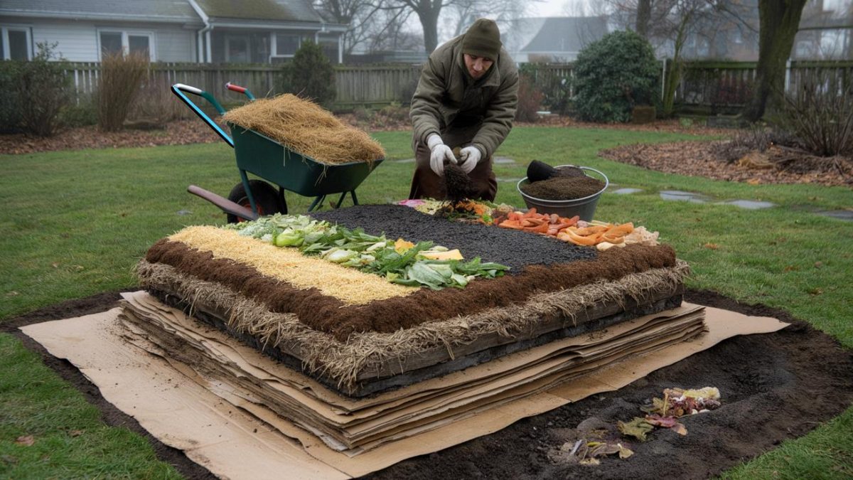 People talk very little about lasagna gardening – yet it’s one of the most effective ways to enrich soil before spring