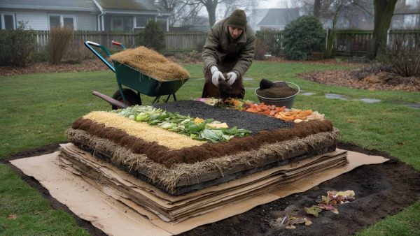 People talk very little about lasagna gardening – yet it’s one of the most effective ways to enrich soil before spring