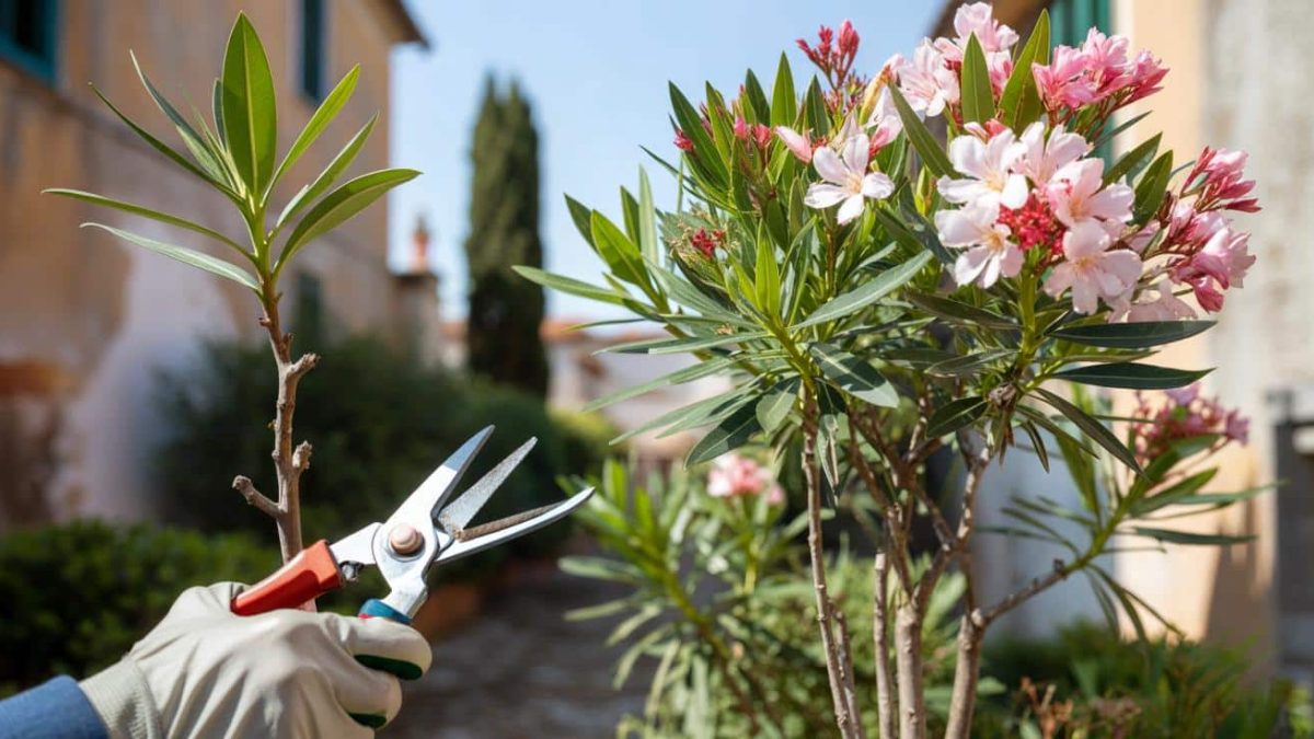 Prune your oleander in spring: the simple shaping rule that enhances ...