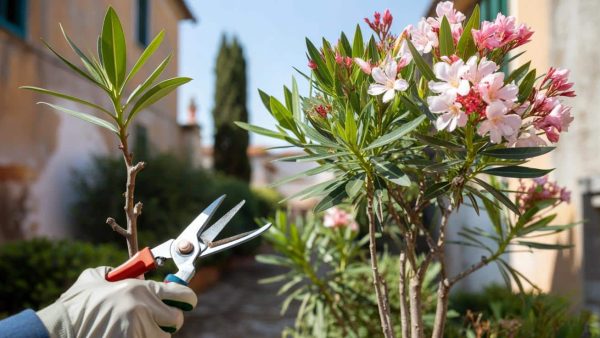 Prune your oleander in spring: the simple shaping rule that enhances dense blooming