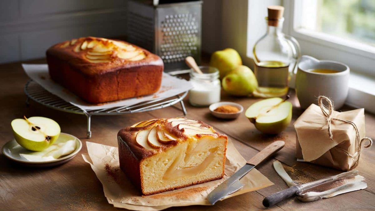 The Surprising Secret to Moist, Long-Lasting Pear Cake (No Mixer Needed!)