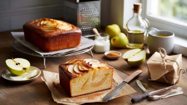 The Surprising Secret to Moist, Long-Lasting Pear Cake (No Mixer Needed!)