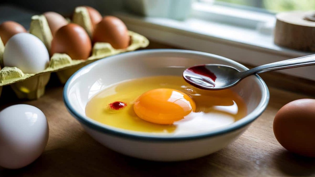 Red spot in egg yolk: do you really need to throw it away? Here’s what that blood speck means