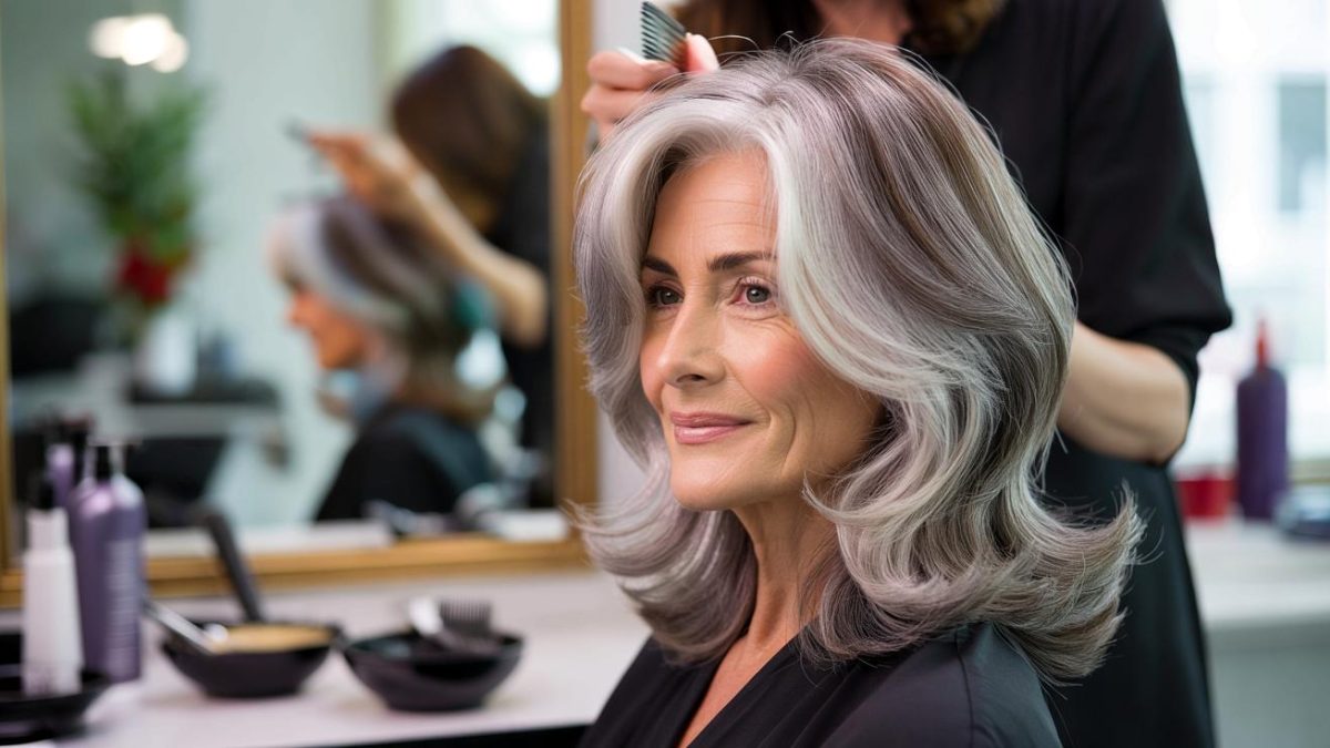 Reverse colouring: the secret hairdresser trick to flatter salt-and-pepper hair
