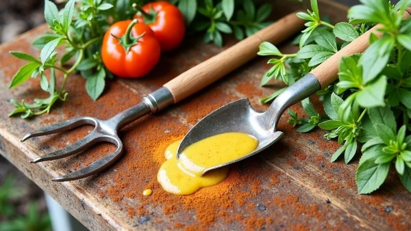 Rust on your garden tools: the cheap fridge sauce you never use like this